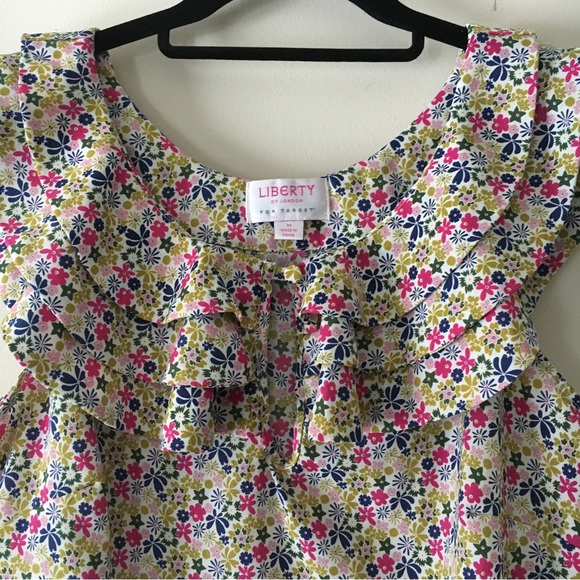 Liberty of London For Target Ruffle Floral Top - Picture 2 of 5